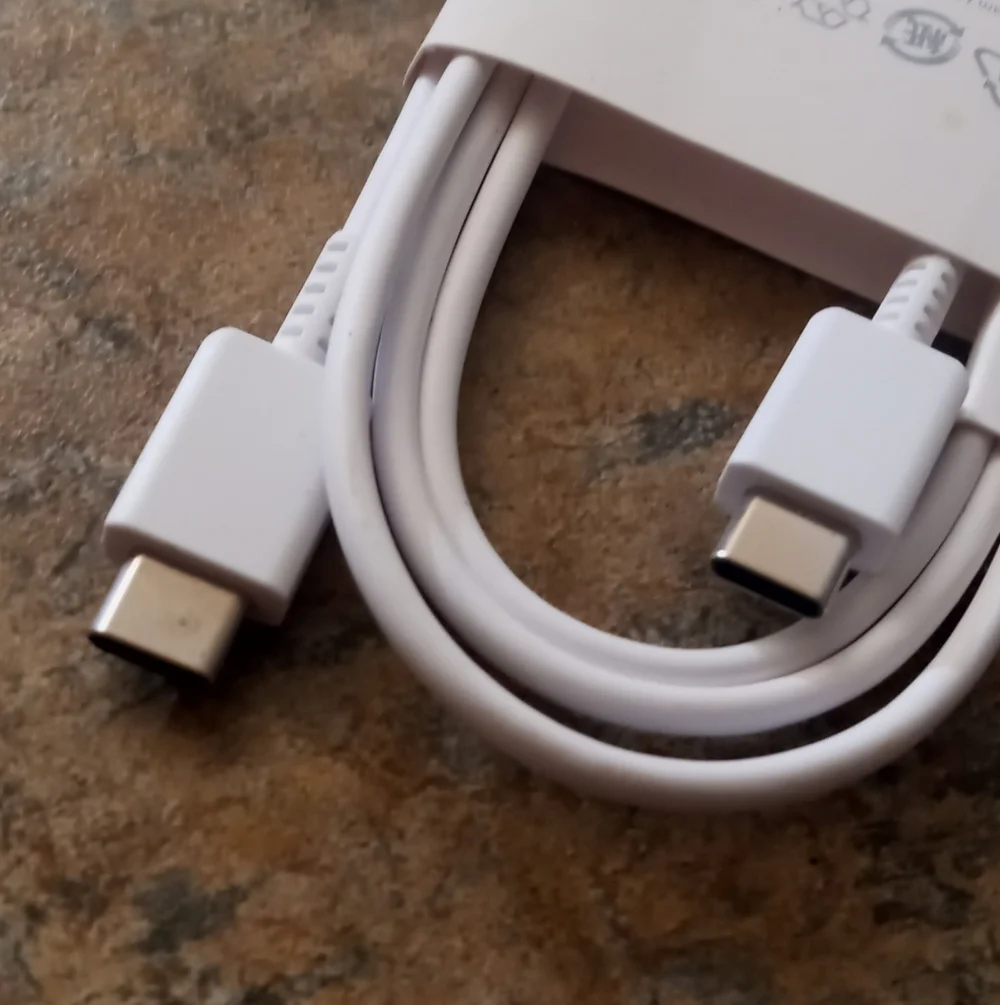 White USB-C to USB Cable